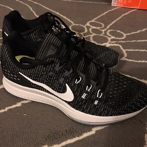 Black and White Nike Air Zooms