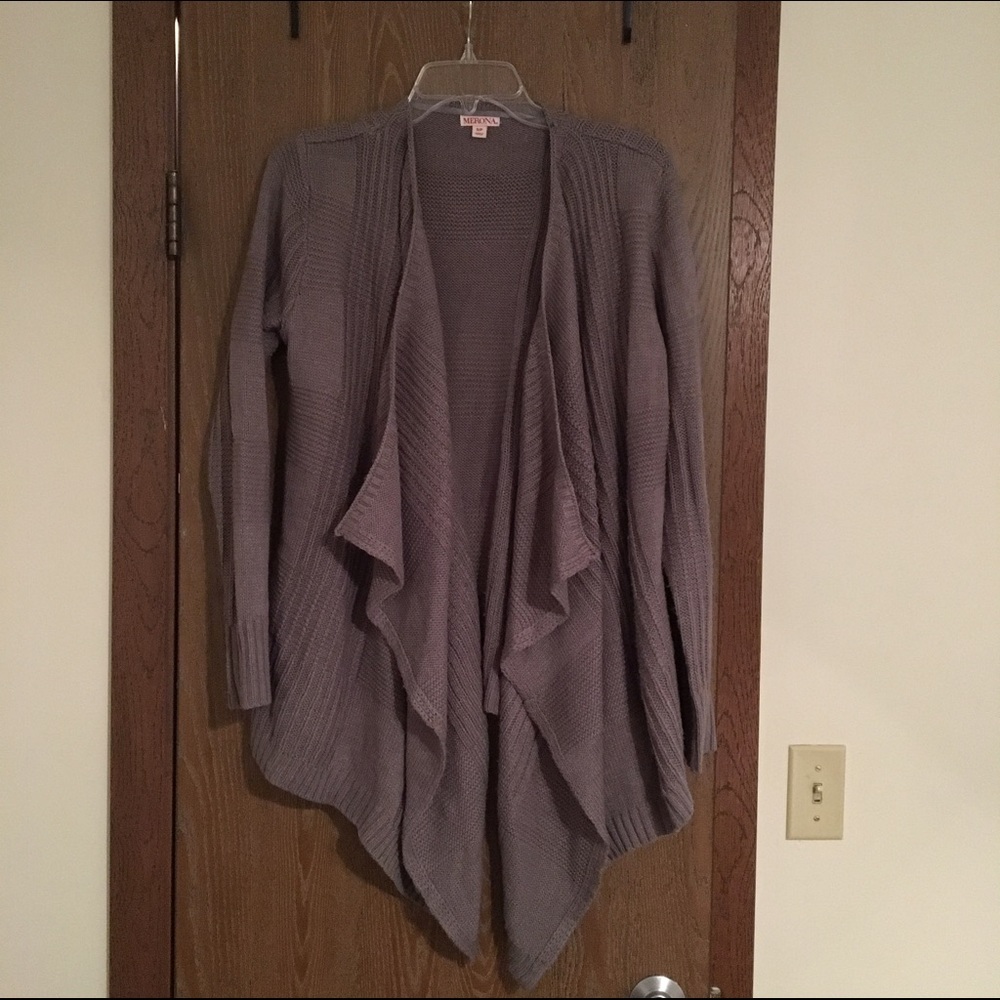 Grey Merona Sweater Cardigan