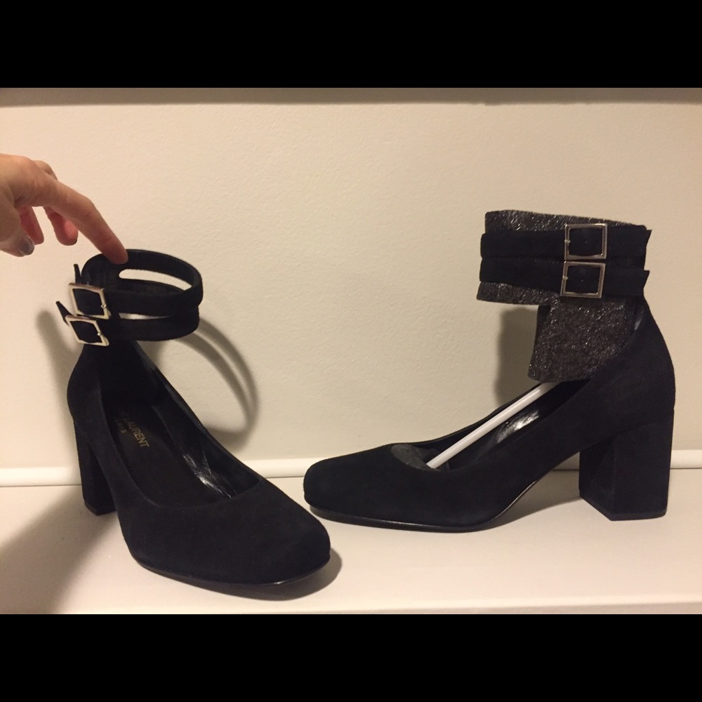 Saint Laurent double strap pump - Picture 4 of 4