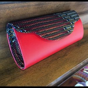 Cute Checkered Red clutch