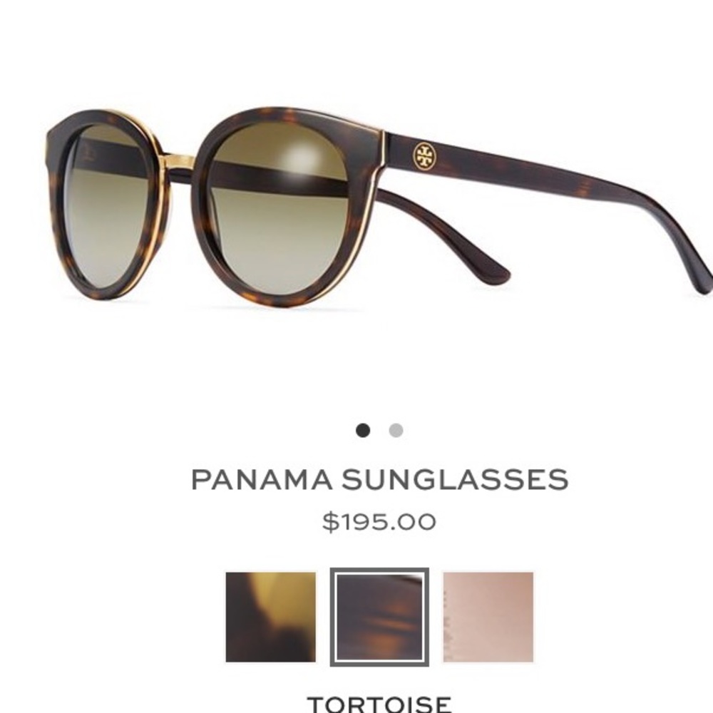 Tory burch panama sunglasses !! Tortoise
