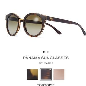 Tory burch panama sunglasses !! Tortoise