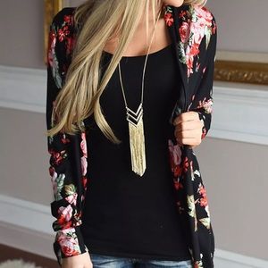 Floral Cardigan New Size L