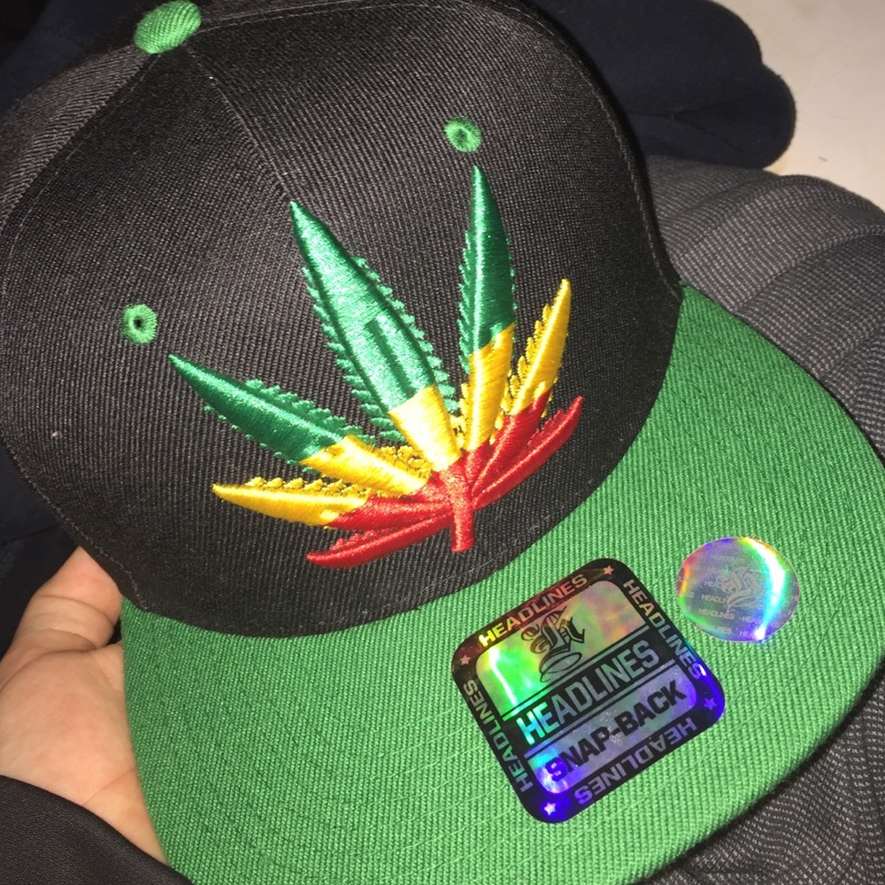marijuana symbol hat