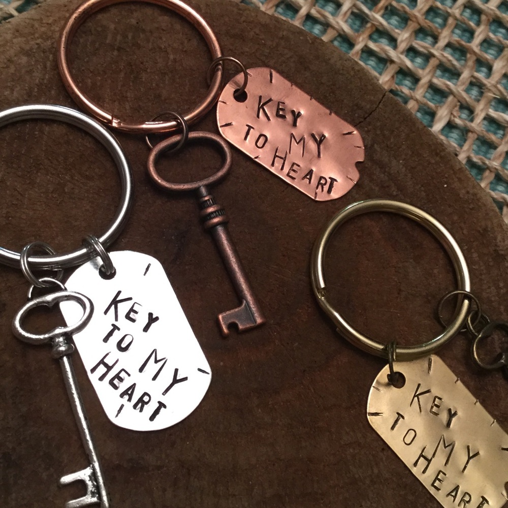🗝❤️Key to my Heart❤️🗝Key Chain