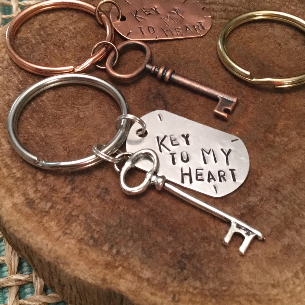 🗝❤️Key to my Heart❤️🗝Key Chain - Picture 2 of 7