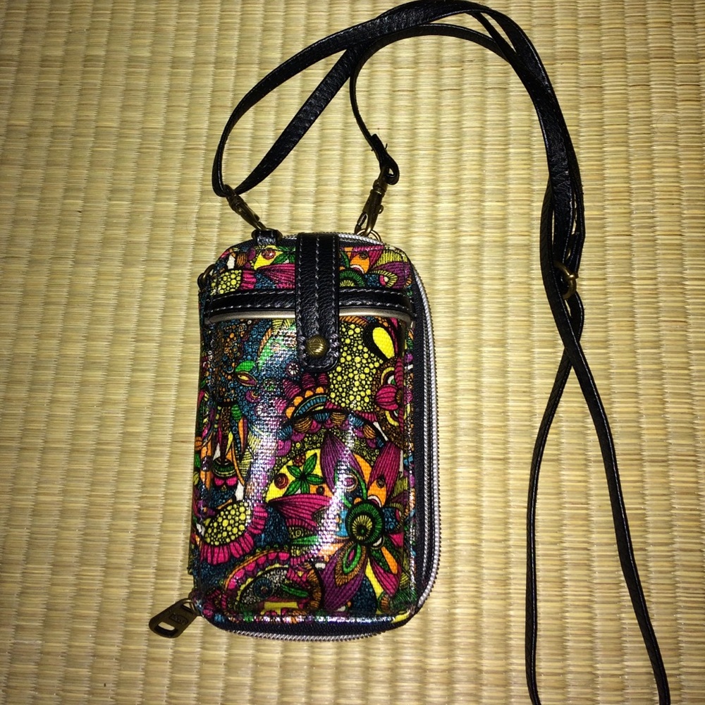Lightly used Sakroots purse wallet & phone holder