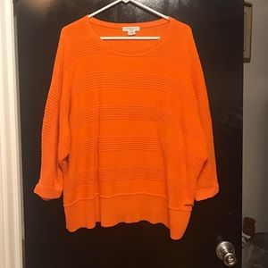 Orange sweater