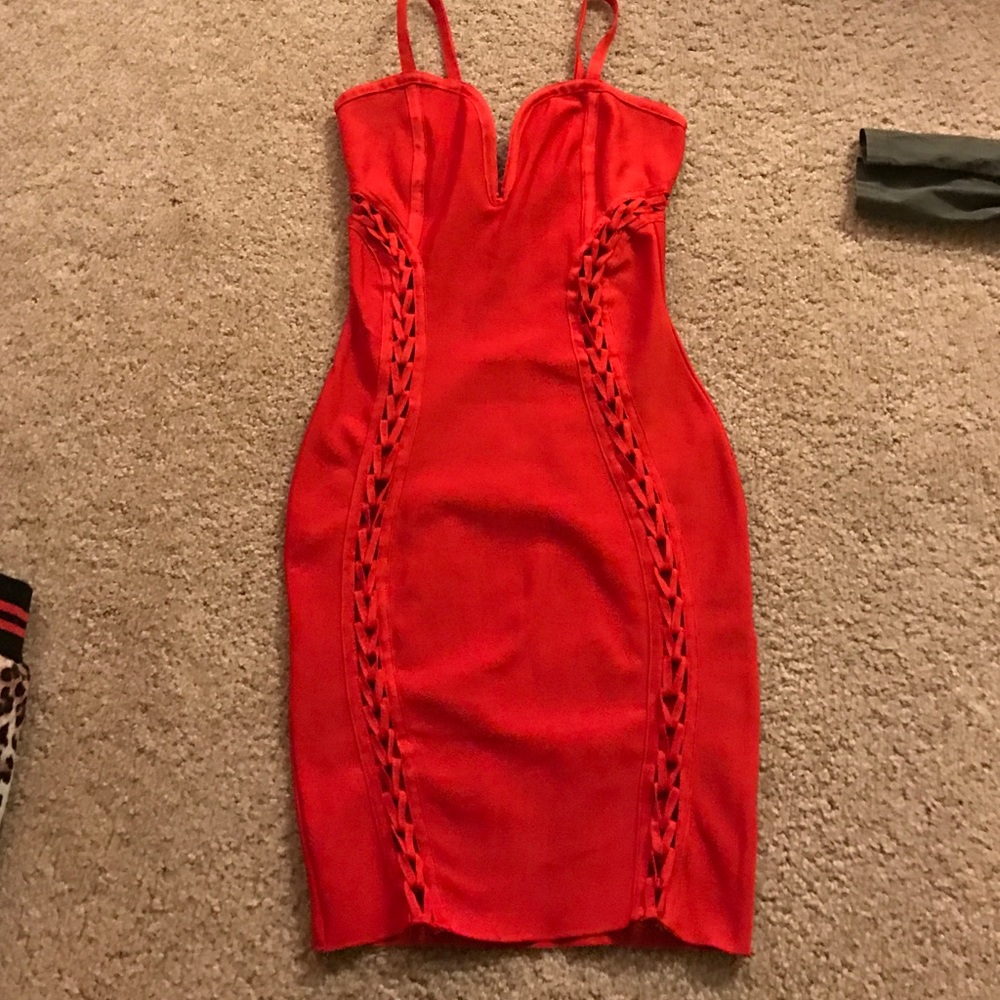 Fitted Red Dress