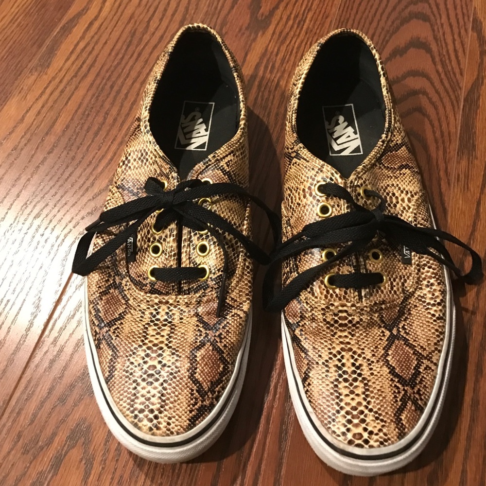 Men's Size 10.5 Snakeskin Vans
