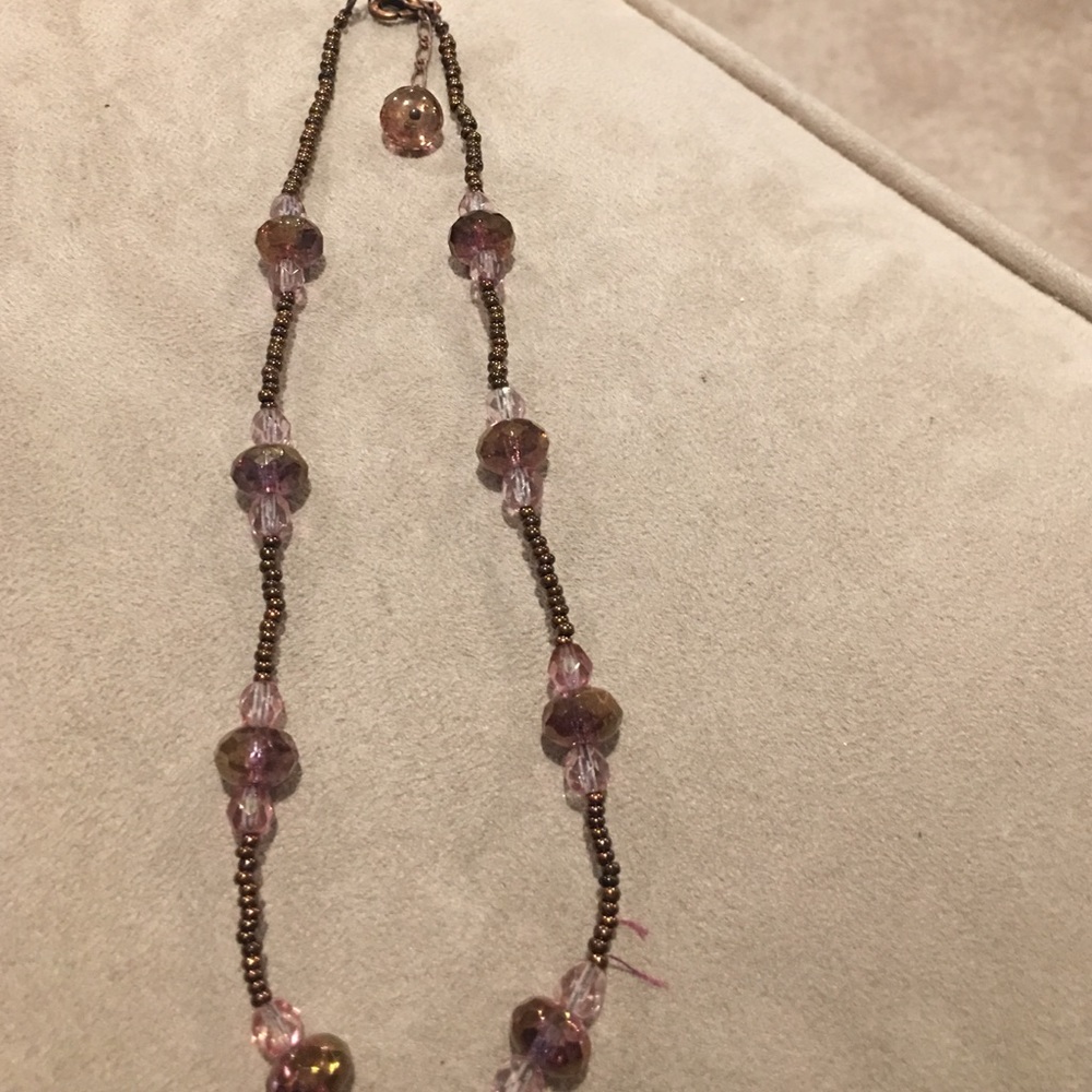 Stone fashion necklace