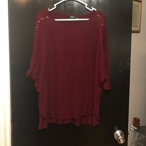 Maroon shirt