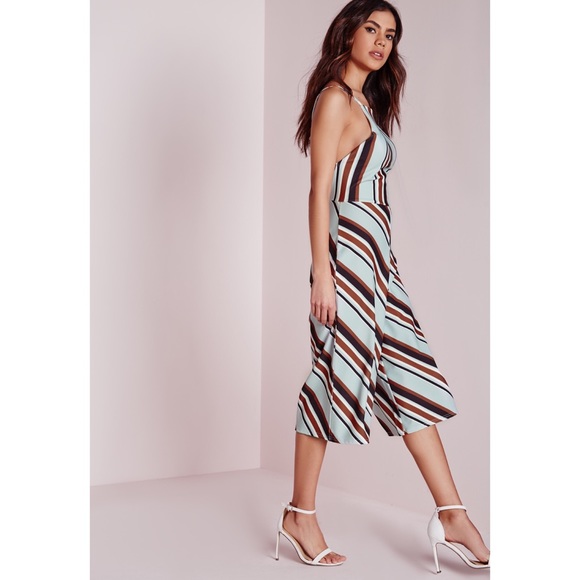 Missguided Pants - Flash Sale⚡️Candy stripe culotte jumpsuit 🍭🍭🍭