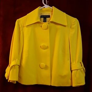 Used yellow Inc half sleeve jacket.
