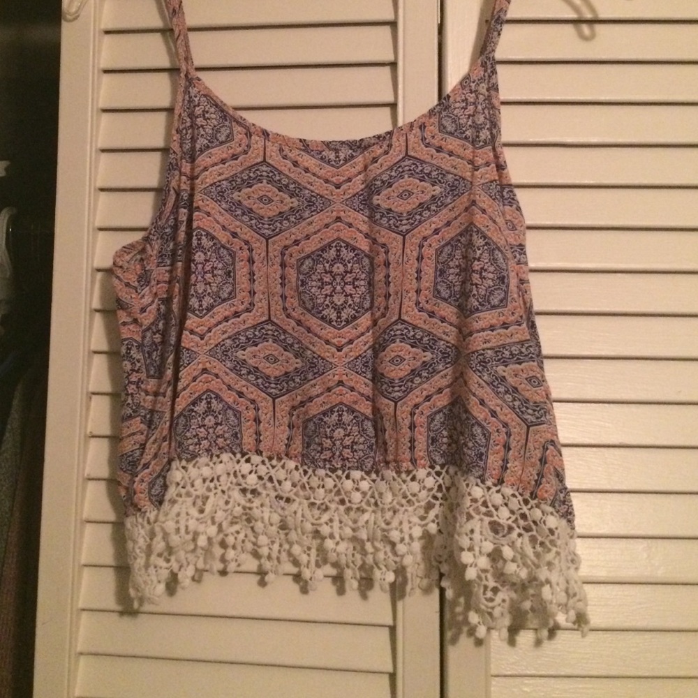 Cute cropped tank top!