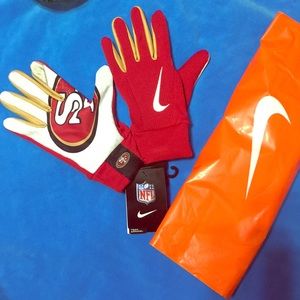 🏅 🏍 Nike Unisex NFL gloves red
