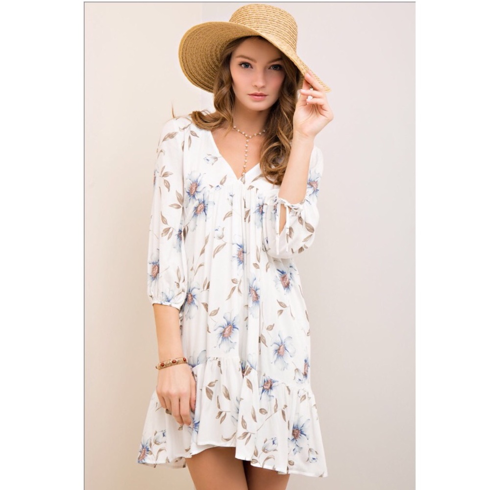 💥LAST ONE SALE💥Simple Floral swing dress