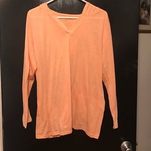 Orange sweatshirt