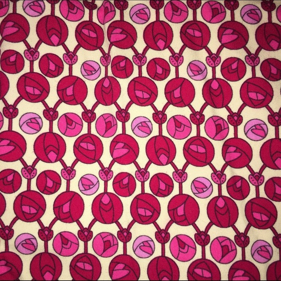 GAP Red Pink Floral Tulip Trench Car Jacket -SZ: S - Picture 3 of 4