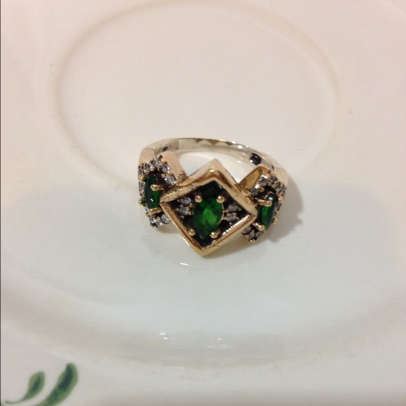 925 SILVER and Brass VINTAGE ANTIQUE Finish - Picture 3 of 4