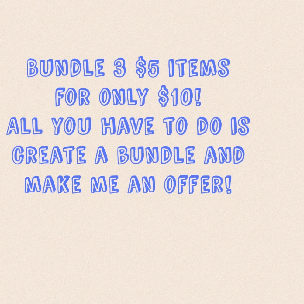 Bundle sale!