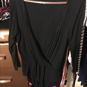 One piece going out top.