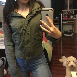 Army green jacket