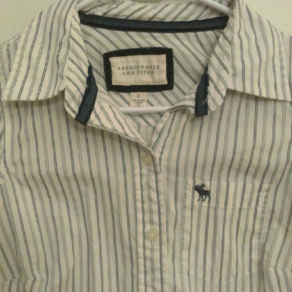 A&F striped button down - Picture 2 of 2