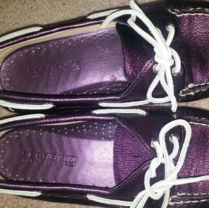 Purple leather Sperry's..SperryTop-Sider