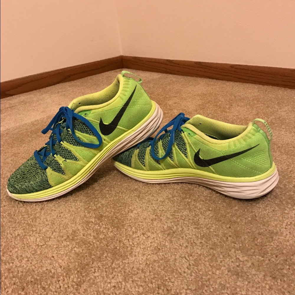 Nike Men's Flyknit Lunar 2 Shoes, size 10