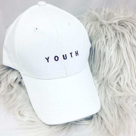 Brandy Melville Accessories - Youth Embroidered Tumblr Dad Hat