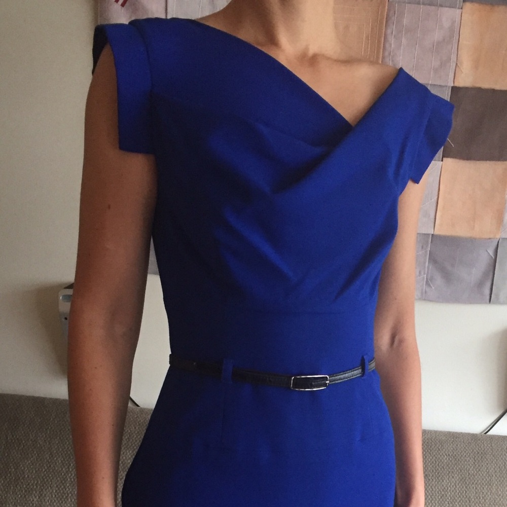 Jackie O belted dress