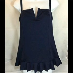 Spanx Navy Swim Dress