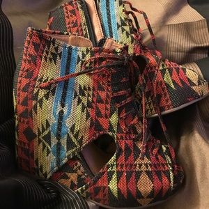Jeffrey Campbell Aztec wedges