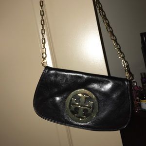 100% authentic Tory Burch Reva clutch