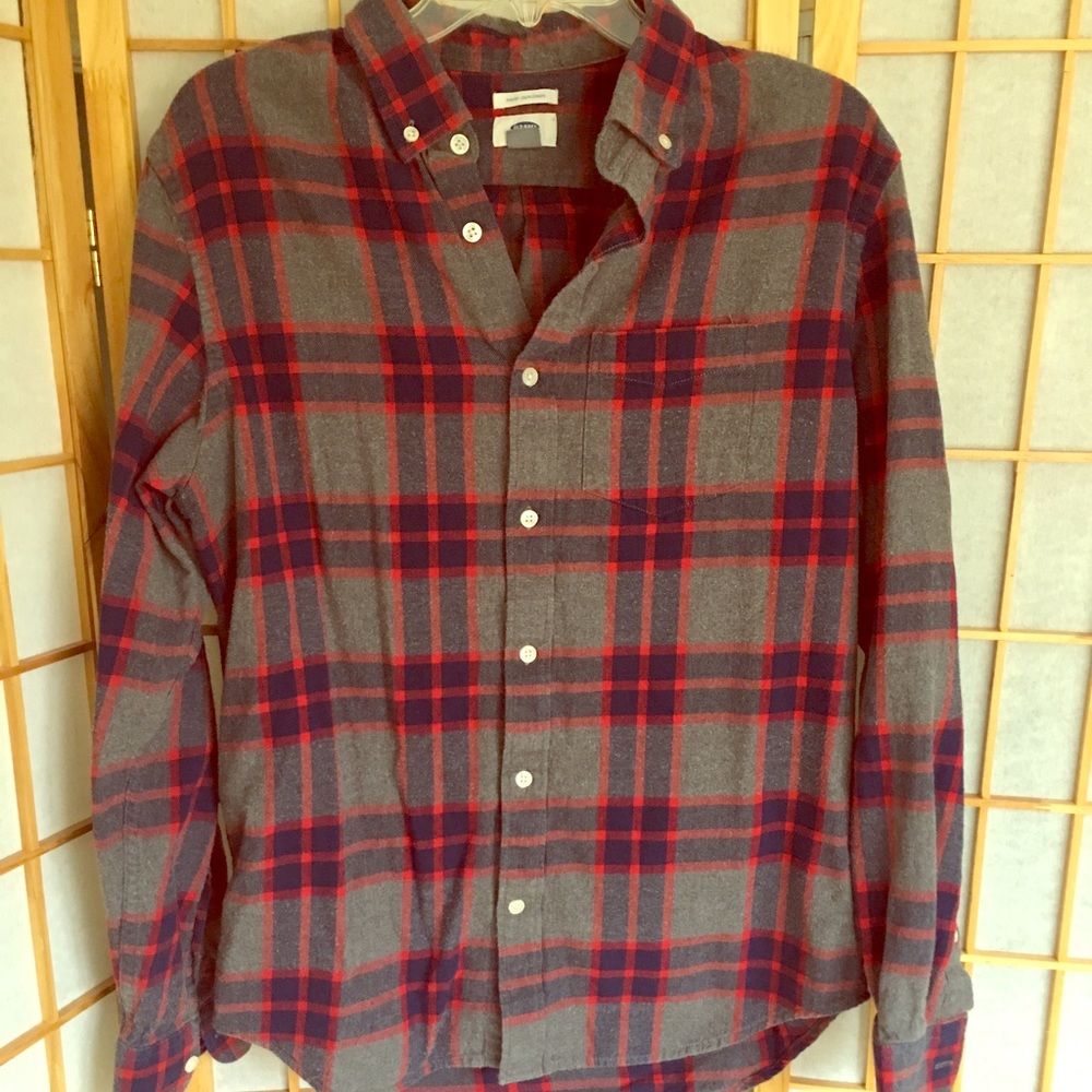 Old Navy Slim-fit Plaid Flannel ❤
