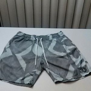 Boxing baby blue shorts