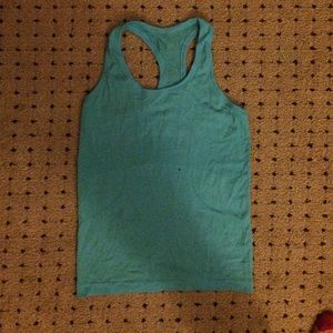 New! Blue lululemon workout tank top