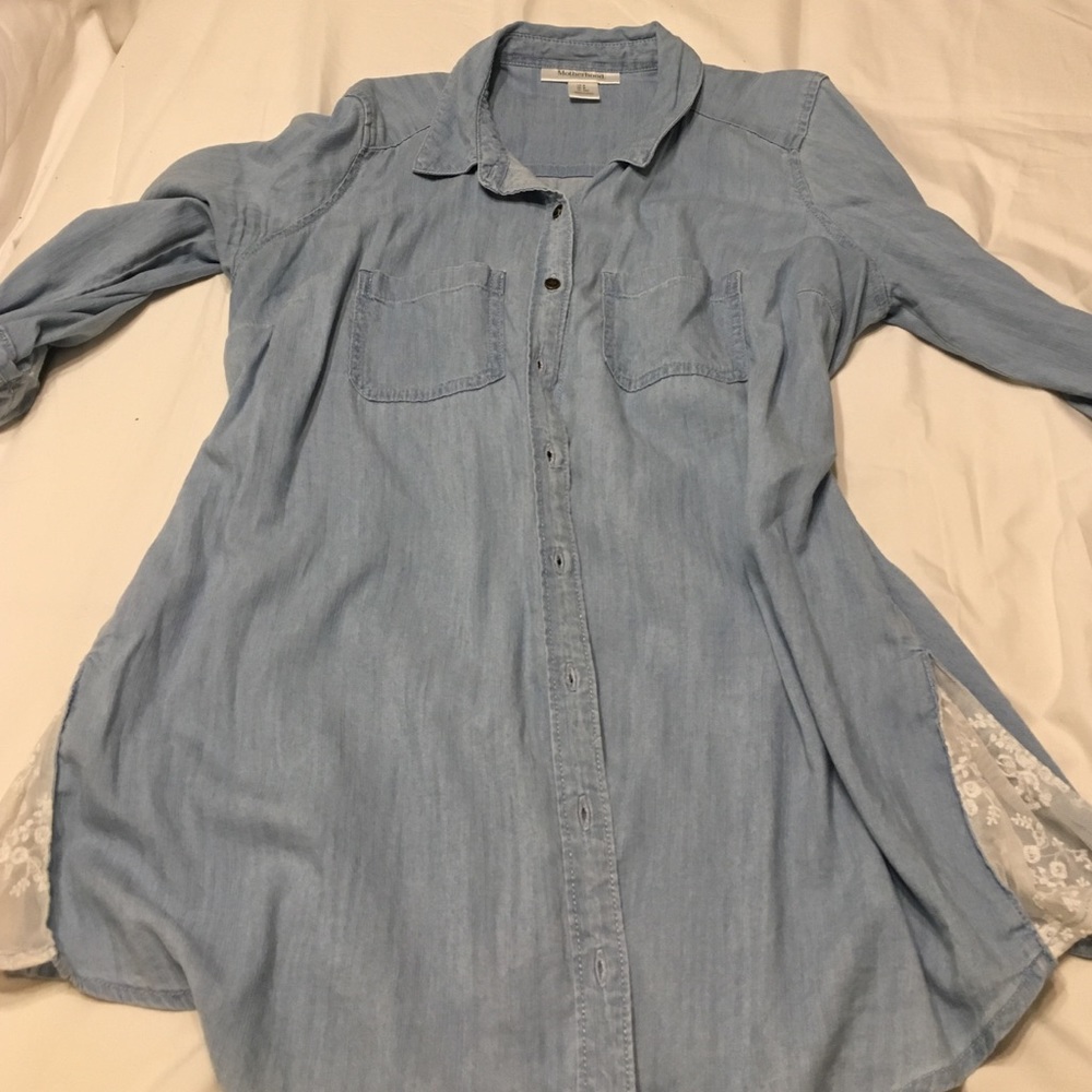 Motherhood maternity chambray