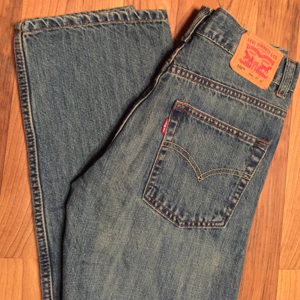 Levi's 550 Relaxed Fit Jeans. Size 14R, 27"W, 26L