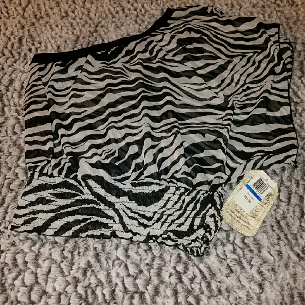 Zebra Print Blouse