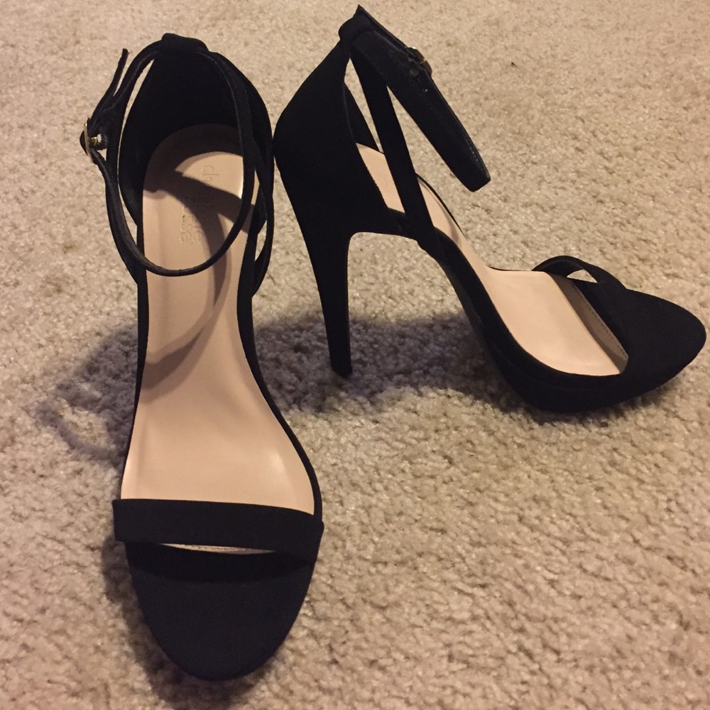 Suede Madden Style Heels