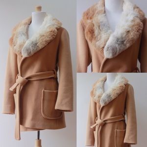 Vintage wrap coat