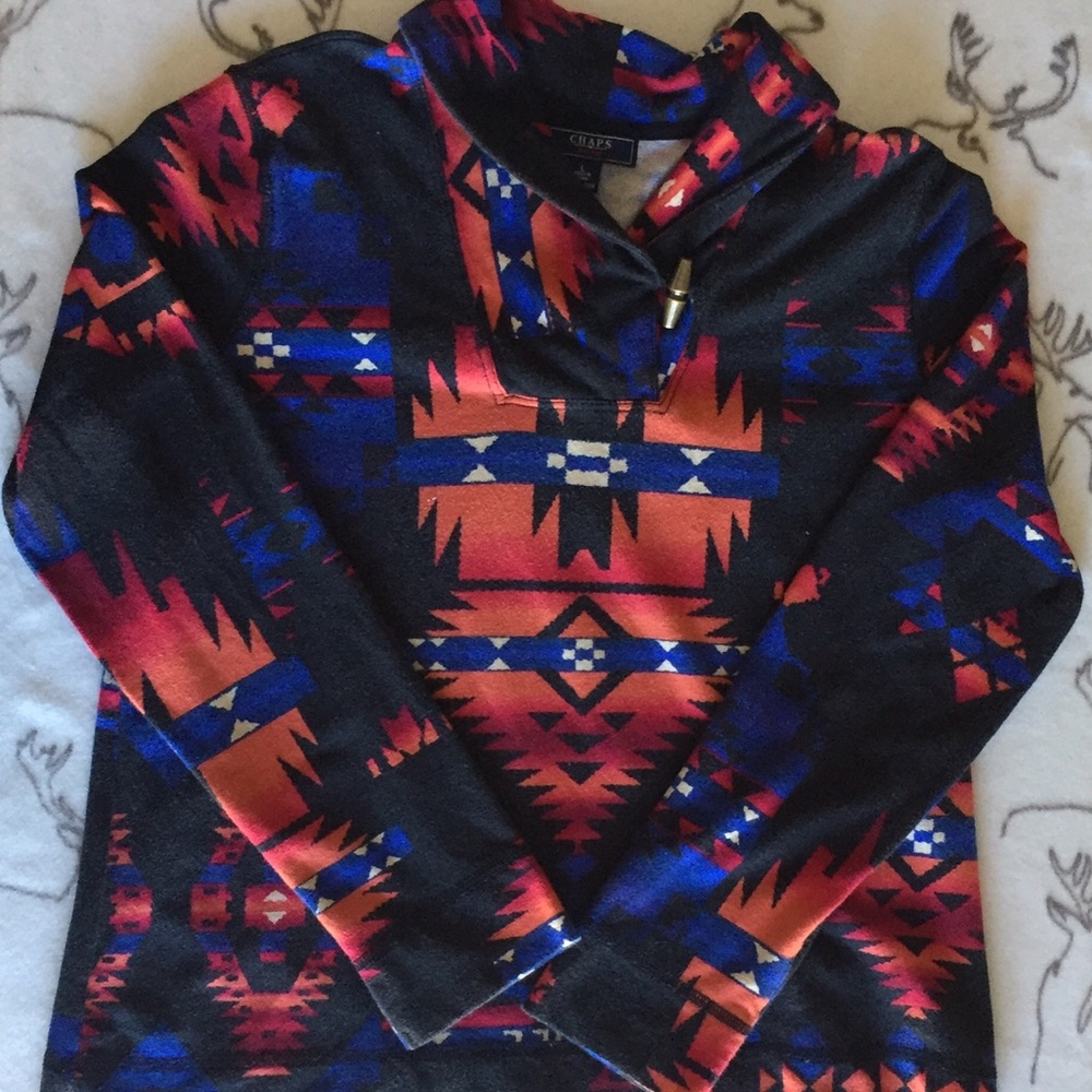 Chaps Southwestern Pullover Sweater