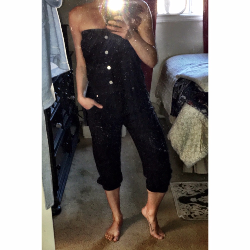 G- By Guess one piece strapless jumpsuit