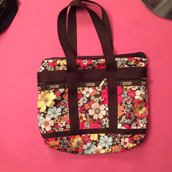 Lesport women's floral print Tote Bag - Picture 1 of 4