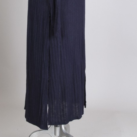 🦄Plus Gorgeous navy knit duster Plus sz - Picture 4 of 4