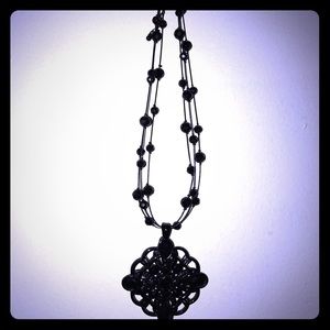 Lia Sophia Jewelry - Black Lia Sophia necklace