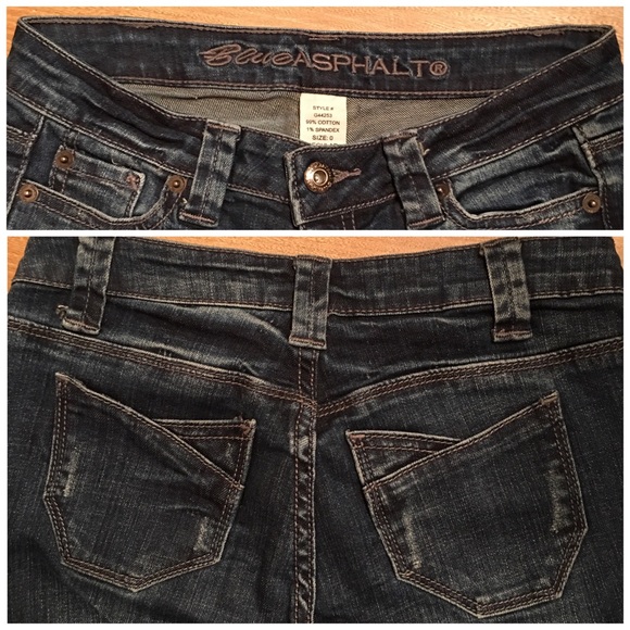 LAST SALE❗️Wet seal blue asphalt distressed skinny - Picture 3 of 4