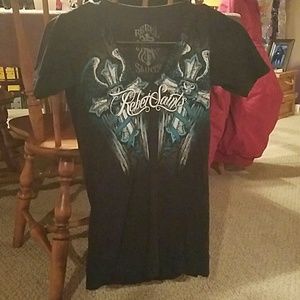 New Affliction  Rebel Saints  Tee